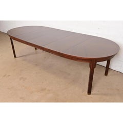Michael Taylor for Baker Far East Collection Walnut Dining Table, Refinished