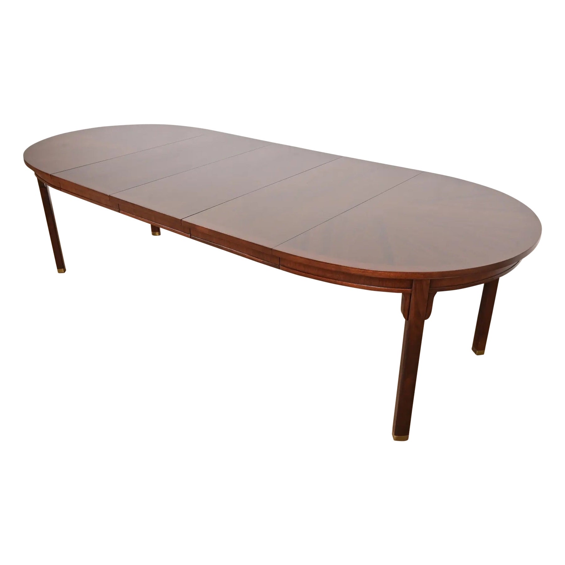 Michael Taylor para Baker Far East Collection Mesa de comedor de nogal, repintada en venta