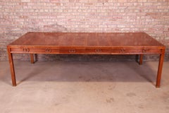 Michael Taylor for Baker Far East Collection Walnut Extension Dining Table