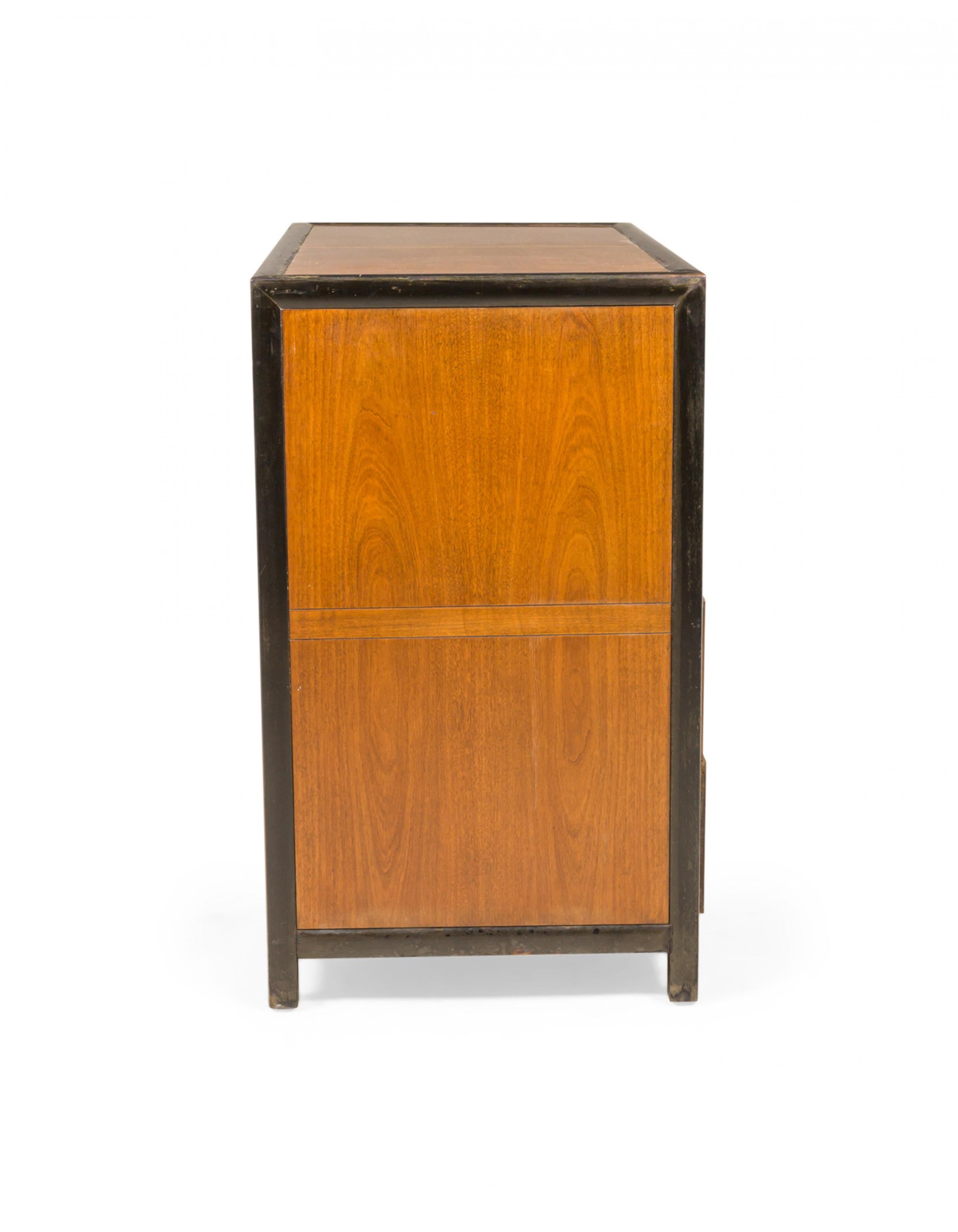 Wood Michael Taylor for Baker Furniture Co. 'New World Group' Four Drawer Commode For Sale