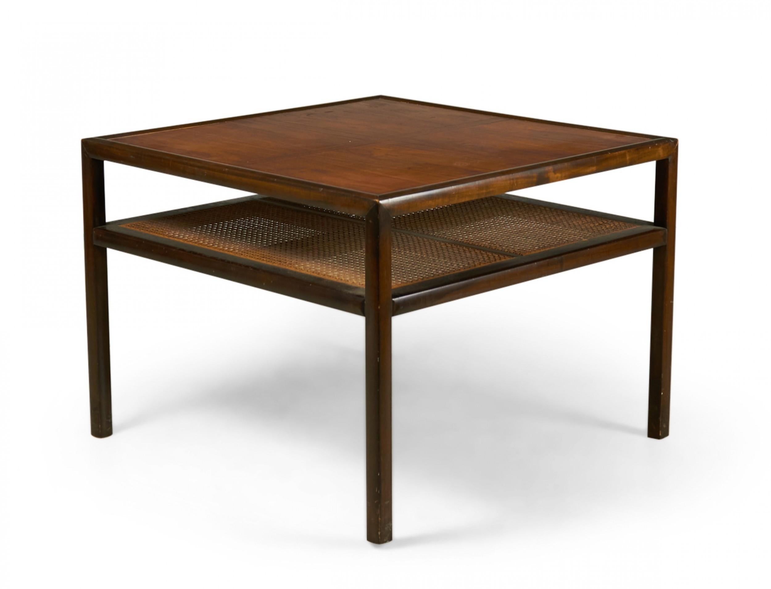 Michael Taylor für Baker Furniture Co New World Quadratische Lampe / Beistelltisch, New World (Moderne der Mitte des Jahrhunderts) im Angebot