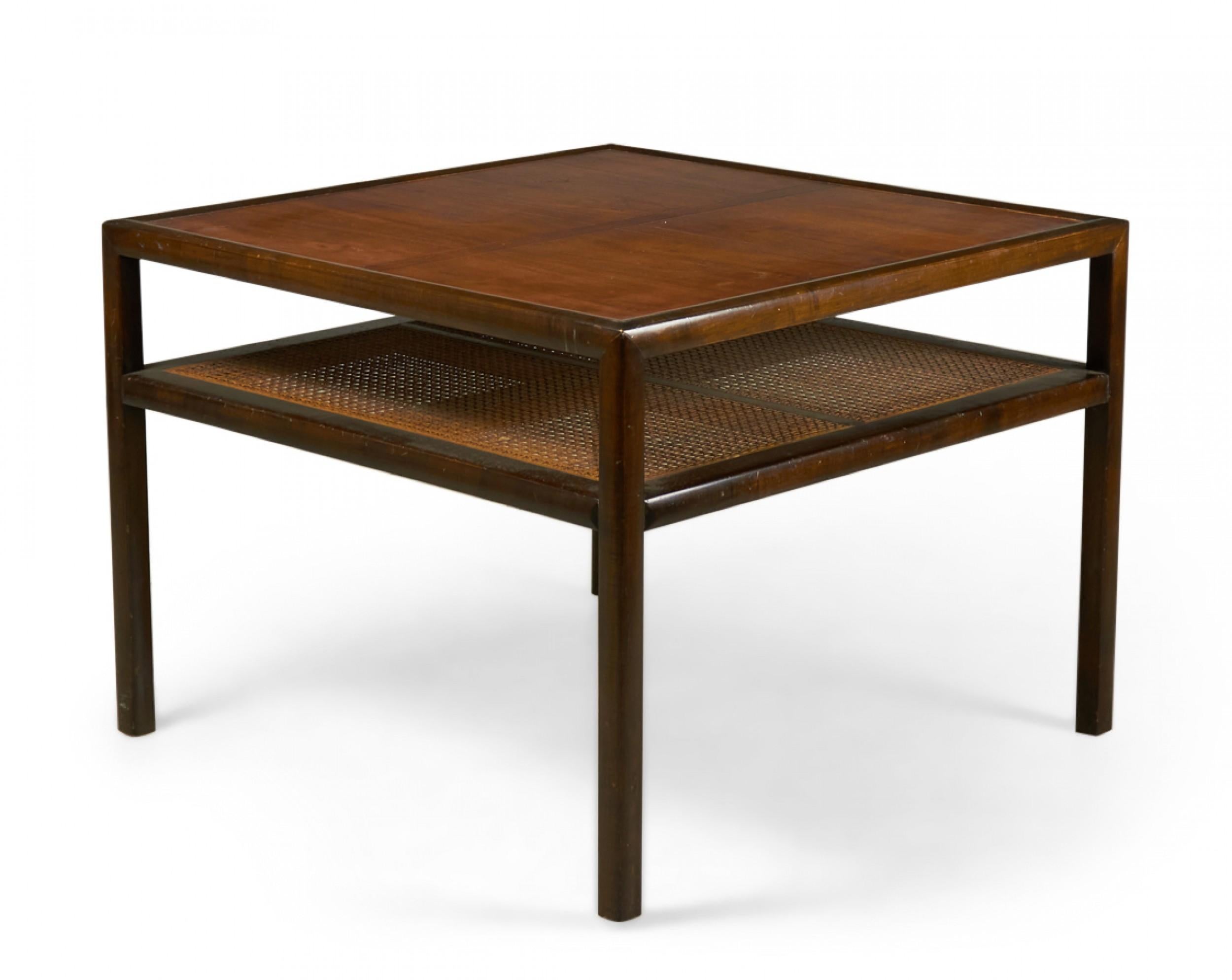 Michael Taylor für Baker Furniture Co New World Quadratische Lampe / Beistelltisch, New World (20. Jahrhundert) im Angebot