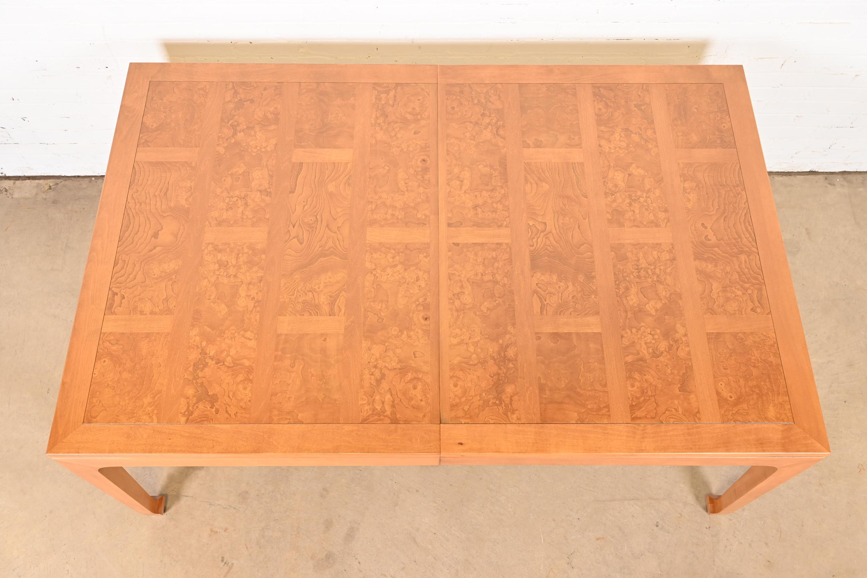 Michael Taylor for Baker Furniture Far East Collection Dining Table, Refinished For Sale 9