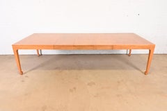 Michael Taylor for Baker Furniture Far East Collection Dining Table, Refinished