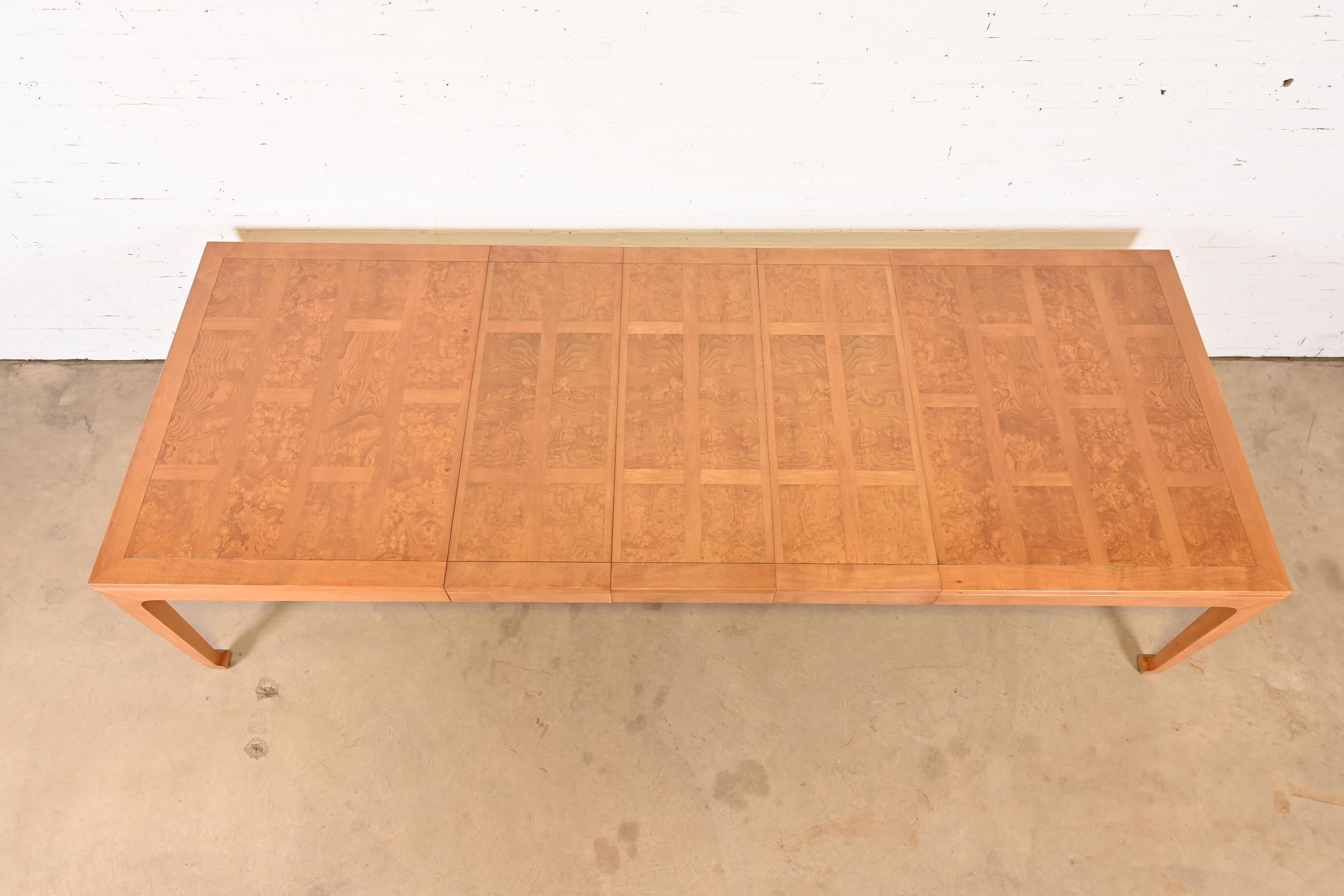 Mid-20th Century Michael Taylor for Baker Furniture Far East Collection Dining Table, Refinished For Sale