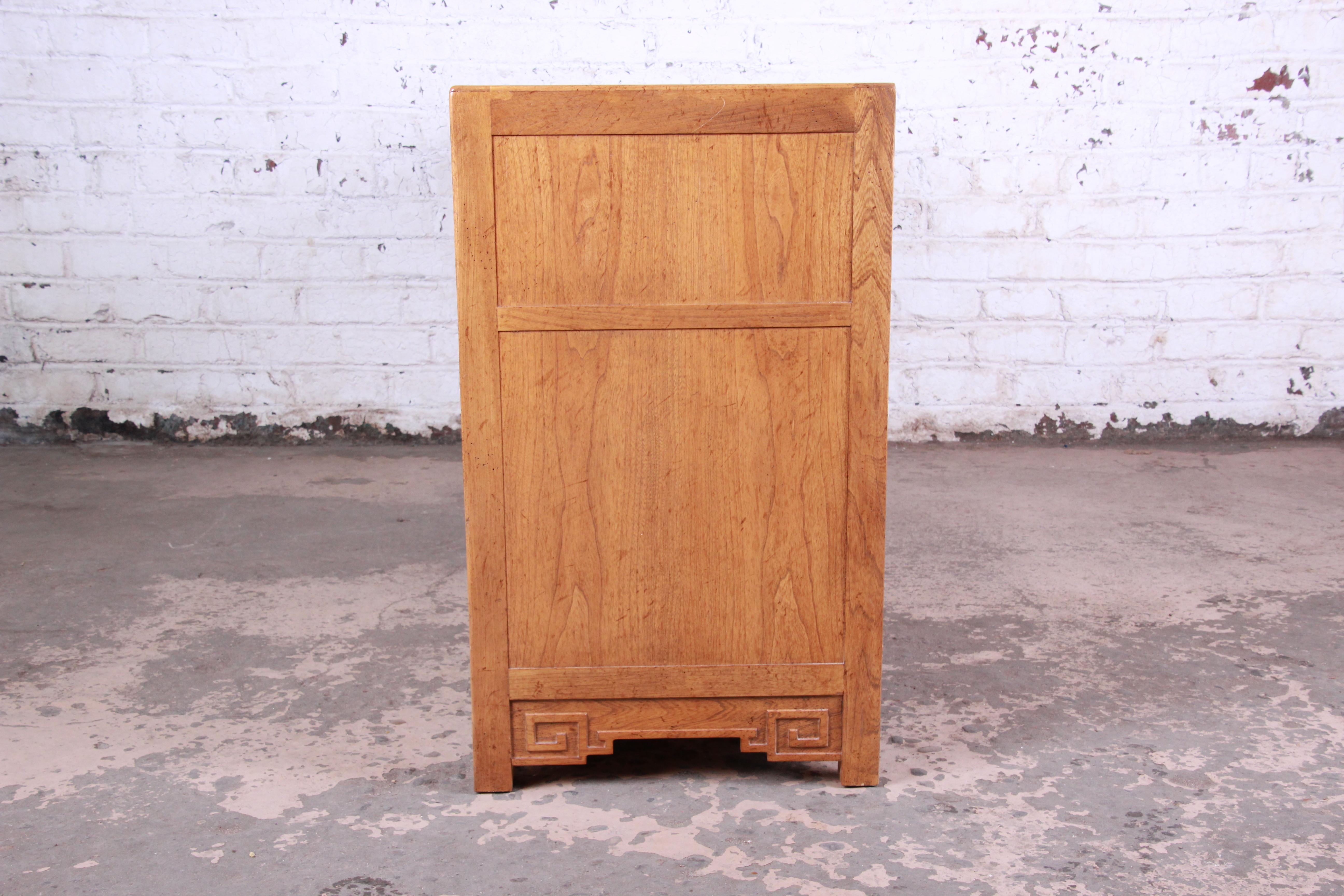 Michael Taylor for Baker Furniture Far East Collection Elm Wood Long Dresser 6