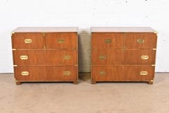 Michael Taylor for Baker Furniture Hollywood Regency Campaign Dresser Chests