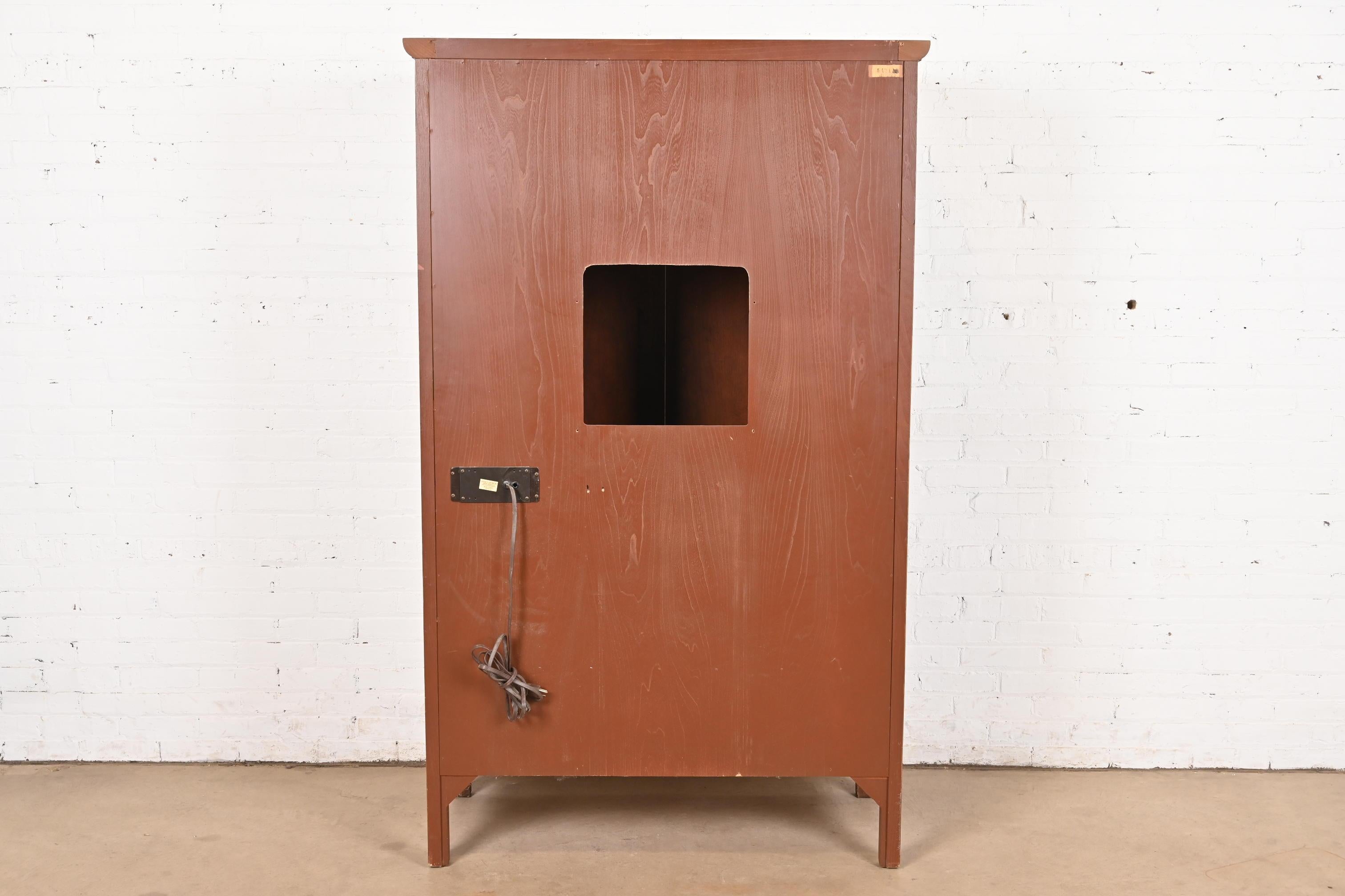 Michael Taylor for Baker Furniture Hollywood Regency Chinoiserie Media Cabinet For Sale 6