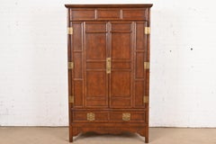 Michael Taylor for Baker Furniture Hollywood Regency Chinoiserie Media Cabinet