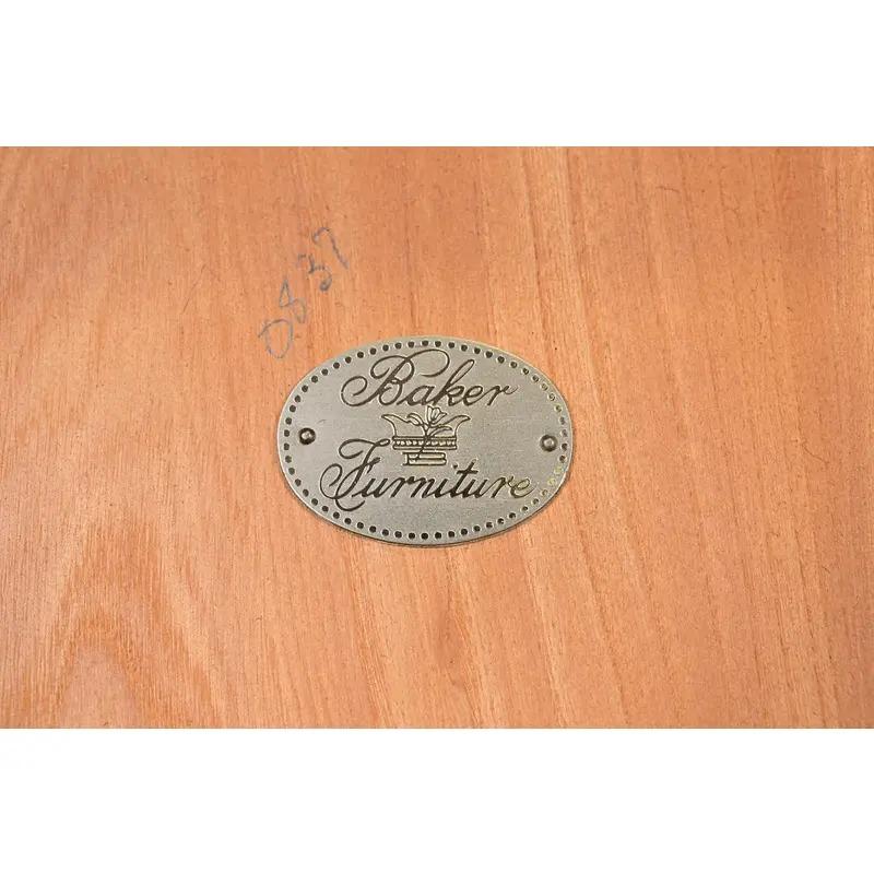 Michael Taylor per Baker Furniture Tavolino da caffè in legno di olmo intagliato di metà secolo in vendita 5
