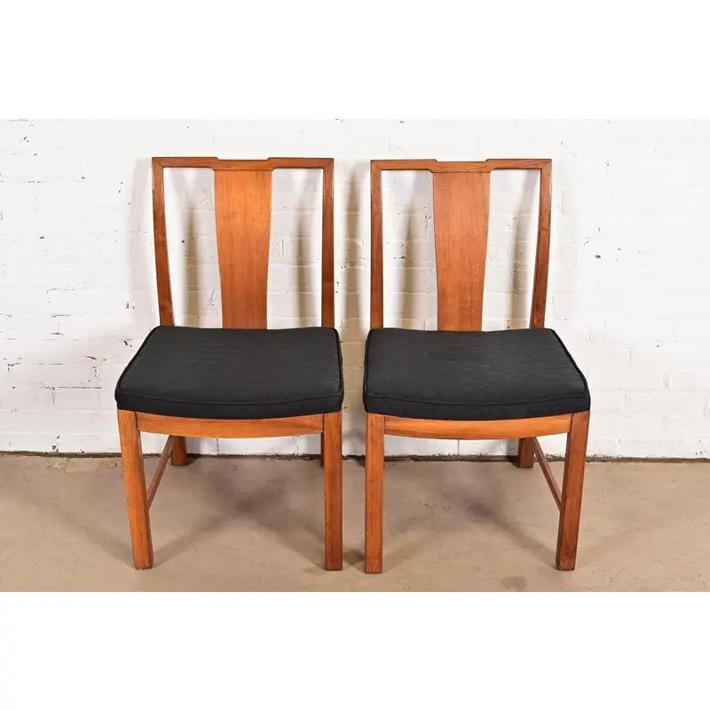 Mid-Century moderno Michael Taylor per Baker Furniture - Sedie da pranzo moderne o di metà secolo, coppia in vendita