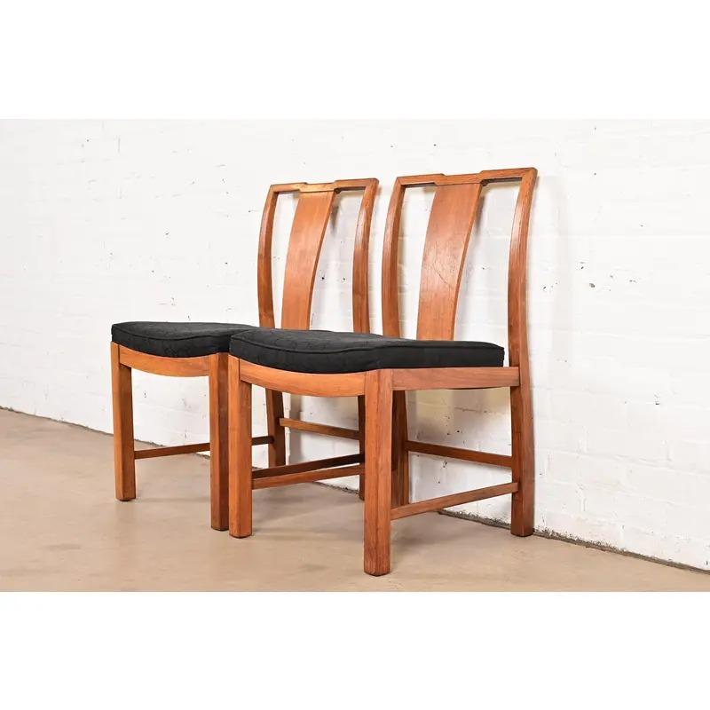 Americano Michael Taylor per Baker Furniture - Sedie da pranzo moderne o di metà secolo, coppia in vendita