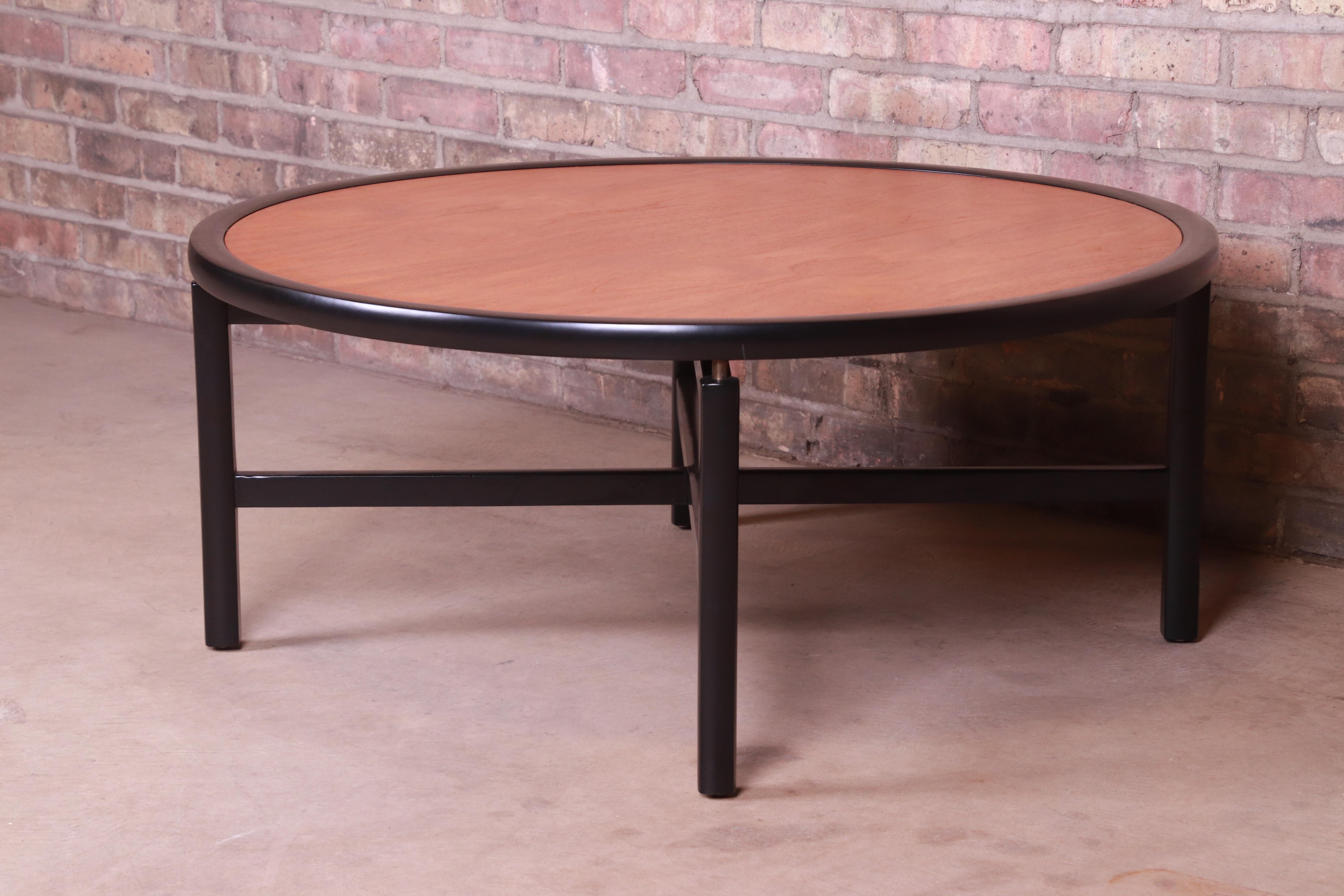Mid-Century Modern Michael Taylor for Baker Furniture New World Collection Cocktail Table, Restored For Sale