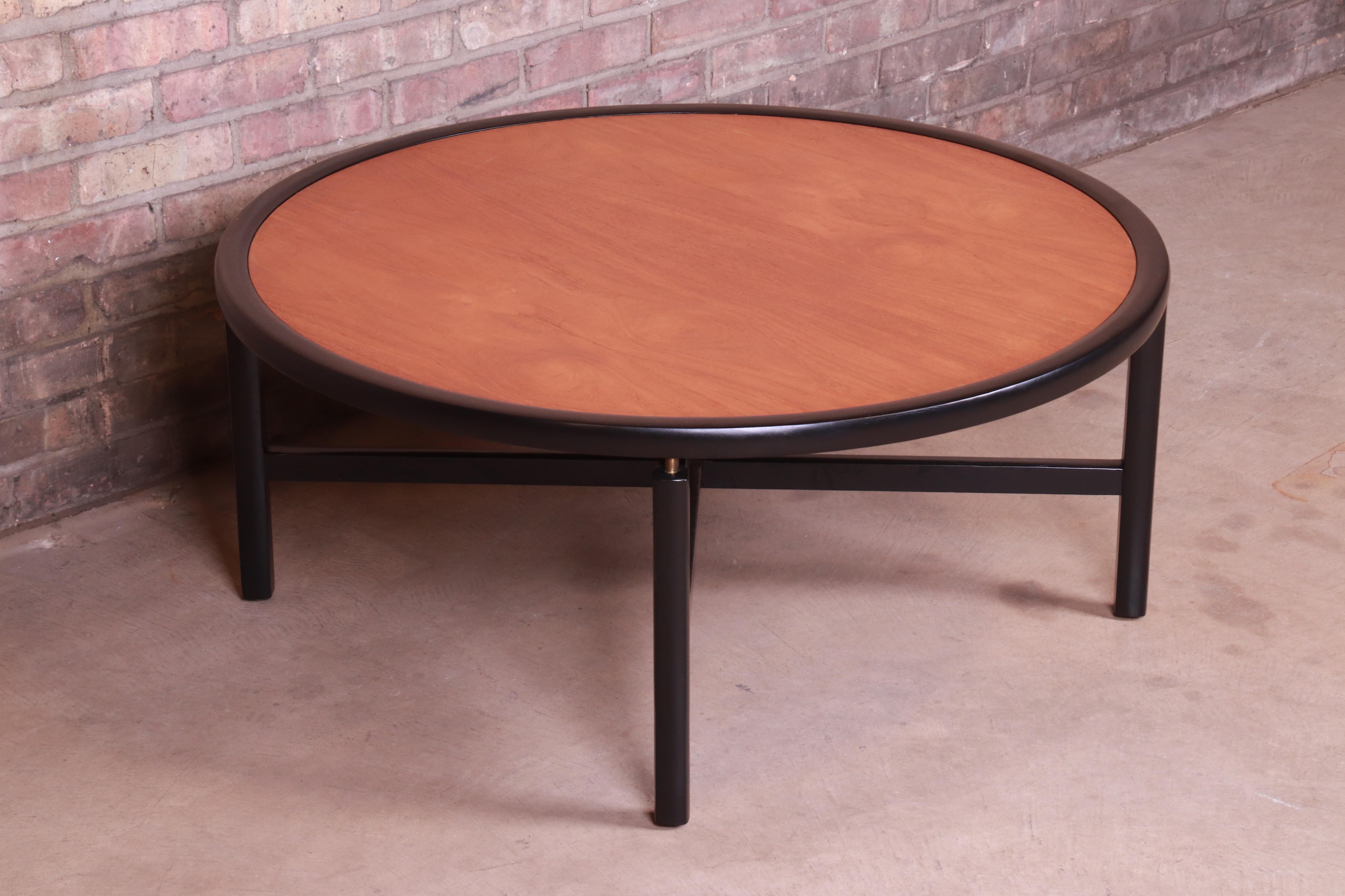 American Michael Taylor for Baker Furniture New World Collection Cocktail Table, Restored For Sale