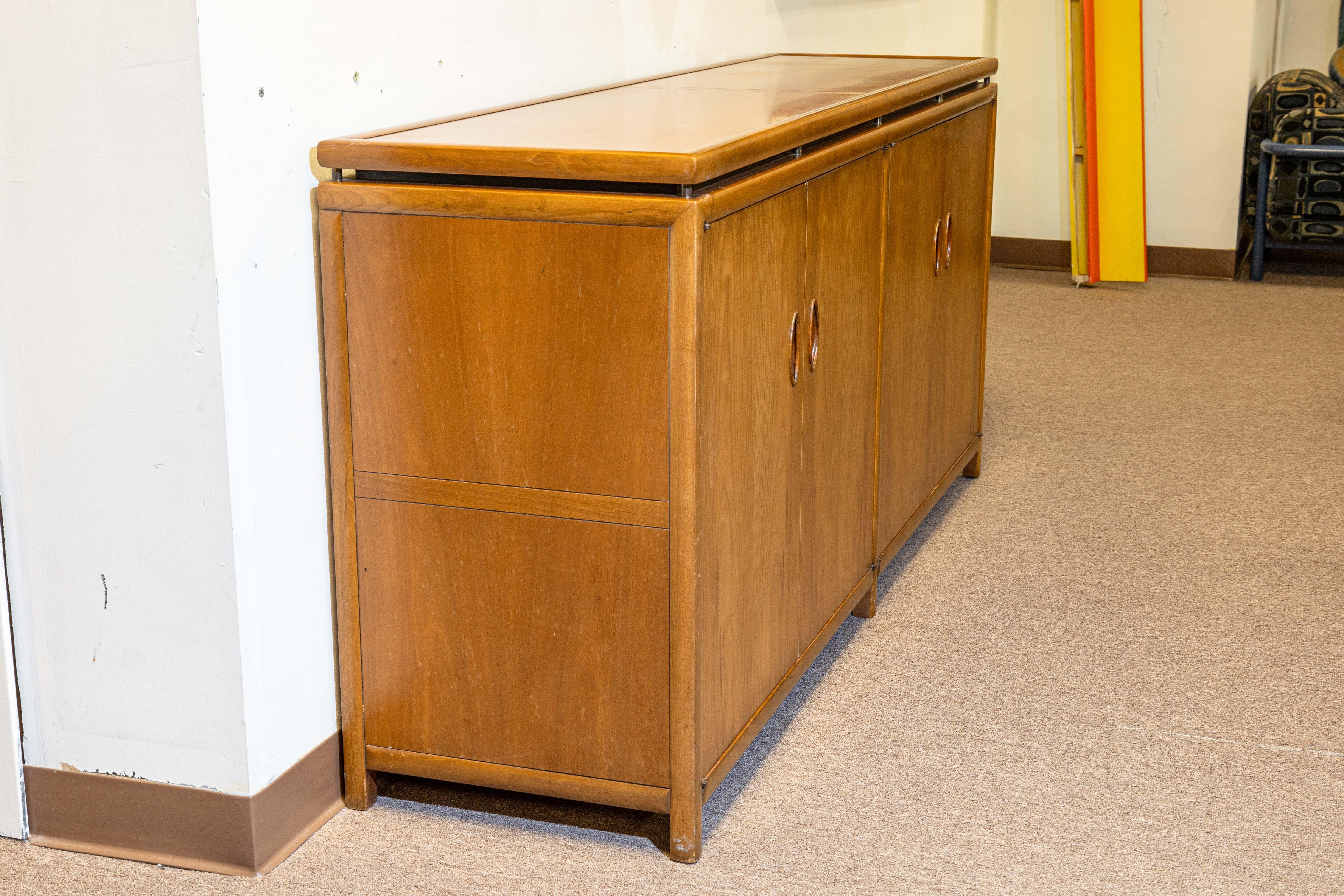 Mid-Century Modern Michael Taylor for Baker Furniture New World Collection Mid Century Credenza