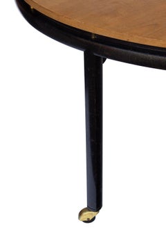 Michael Taylor for Baker Furniture 'New World' Oval Dining Table with 3 Leaves