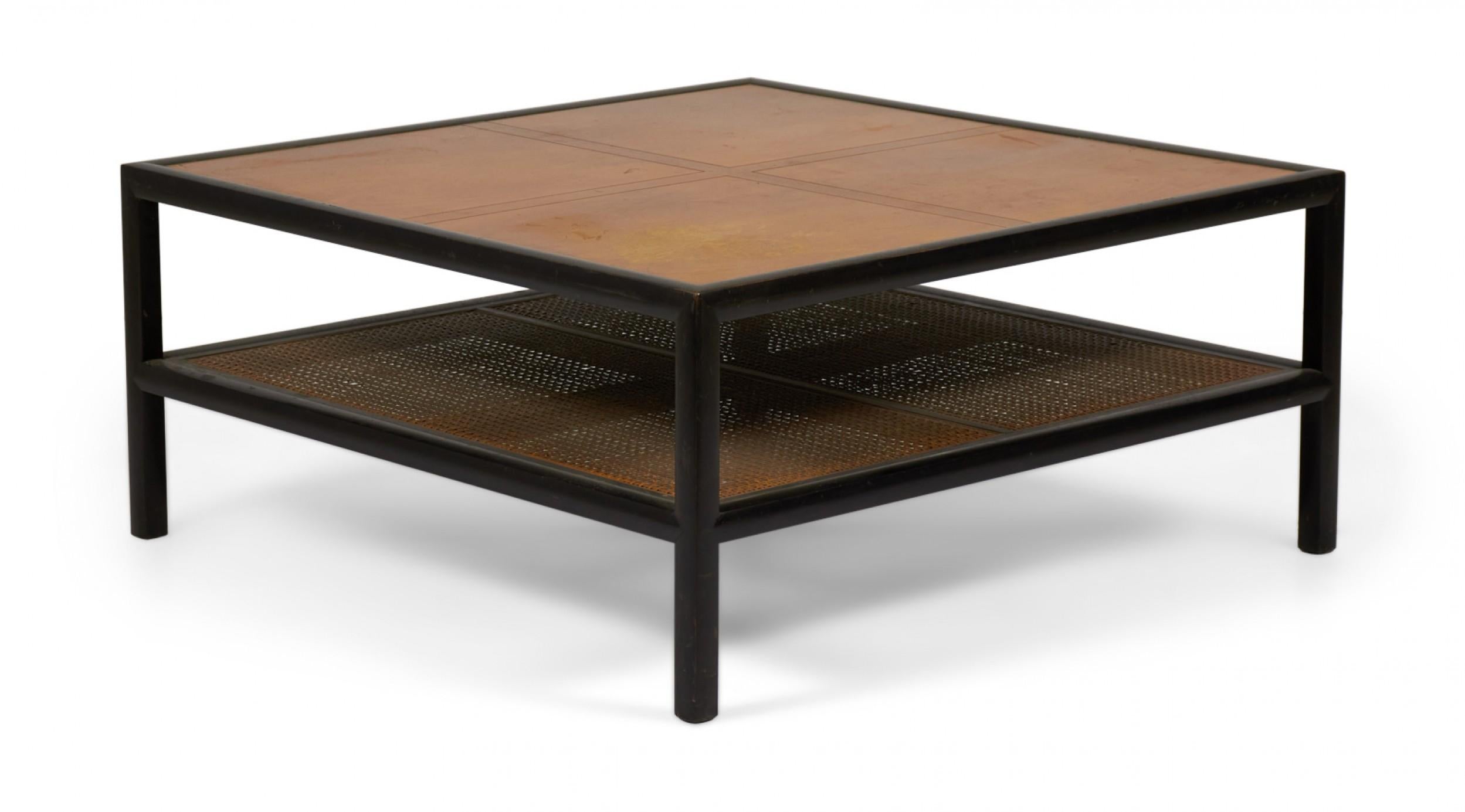 Michael Taylor for Baker Furniture New World Square Cocktail / Coffee Table In Good Condition For Sale In New York, NY