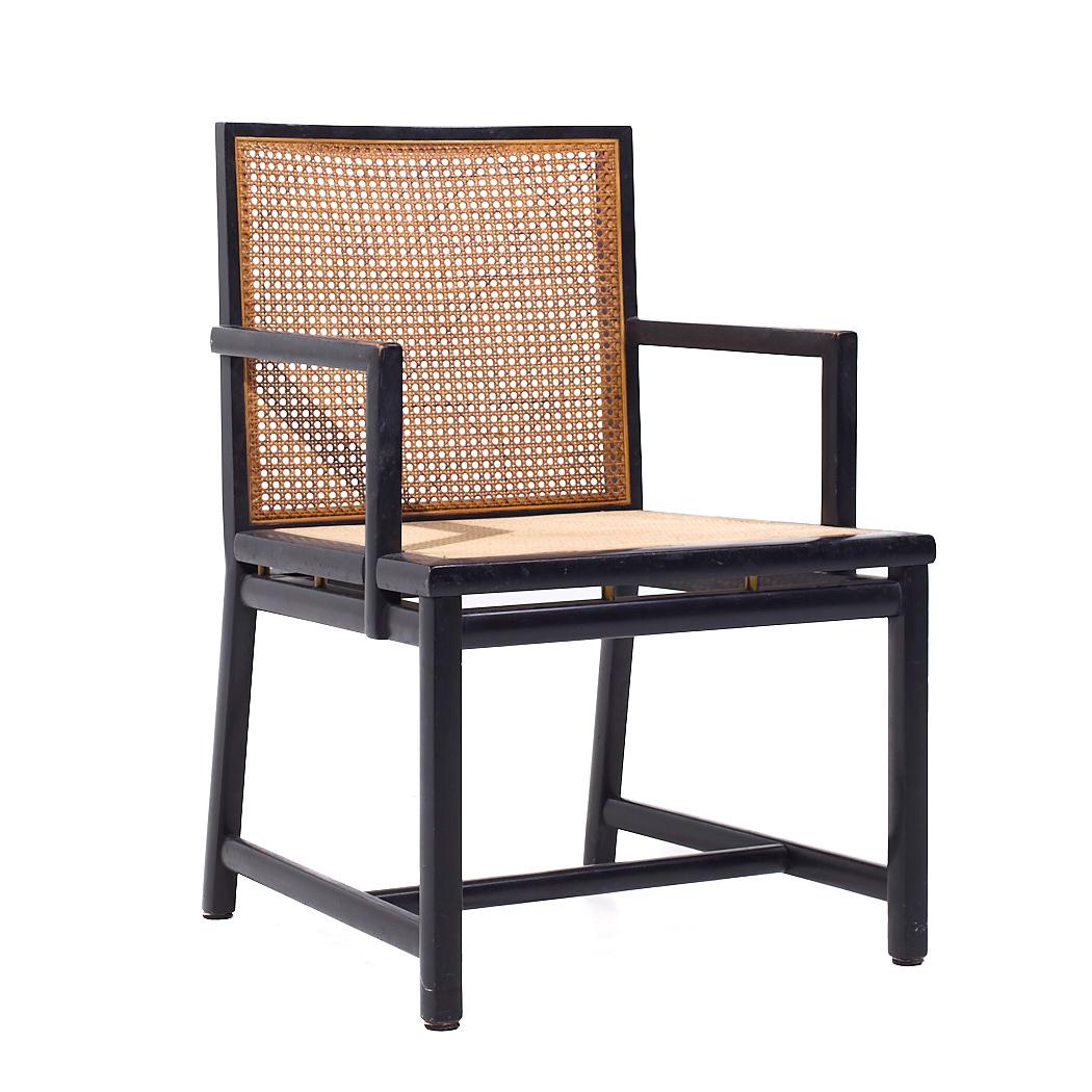 Michael Taylor für Baker Mid Century Cane Dining Chairs - 6er-Set im Angebot 4