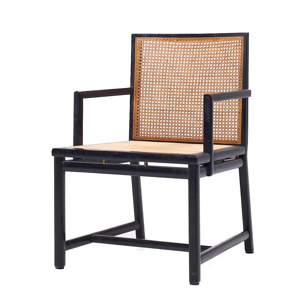 Michael Taylor für Baker Mid Century Cane Dining Chairs - 6er-Set im Angebot 6