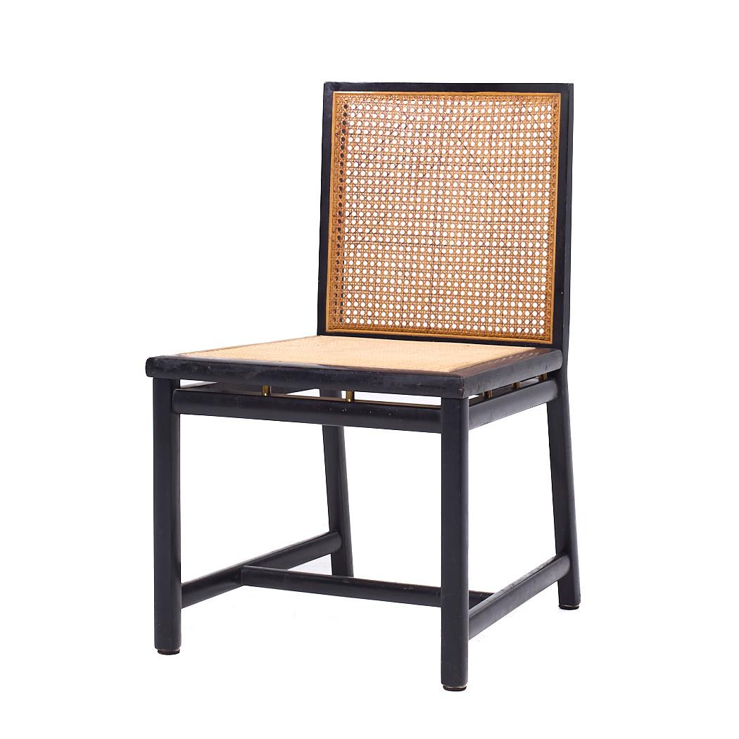 Michael Taylor für Baker Mid Century Cane Dining Chairs - 6er-Set (Ende des 20. Jahrhunderts) im Angebot