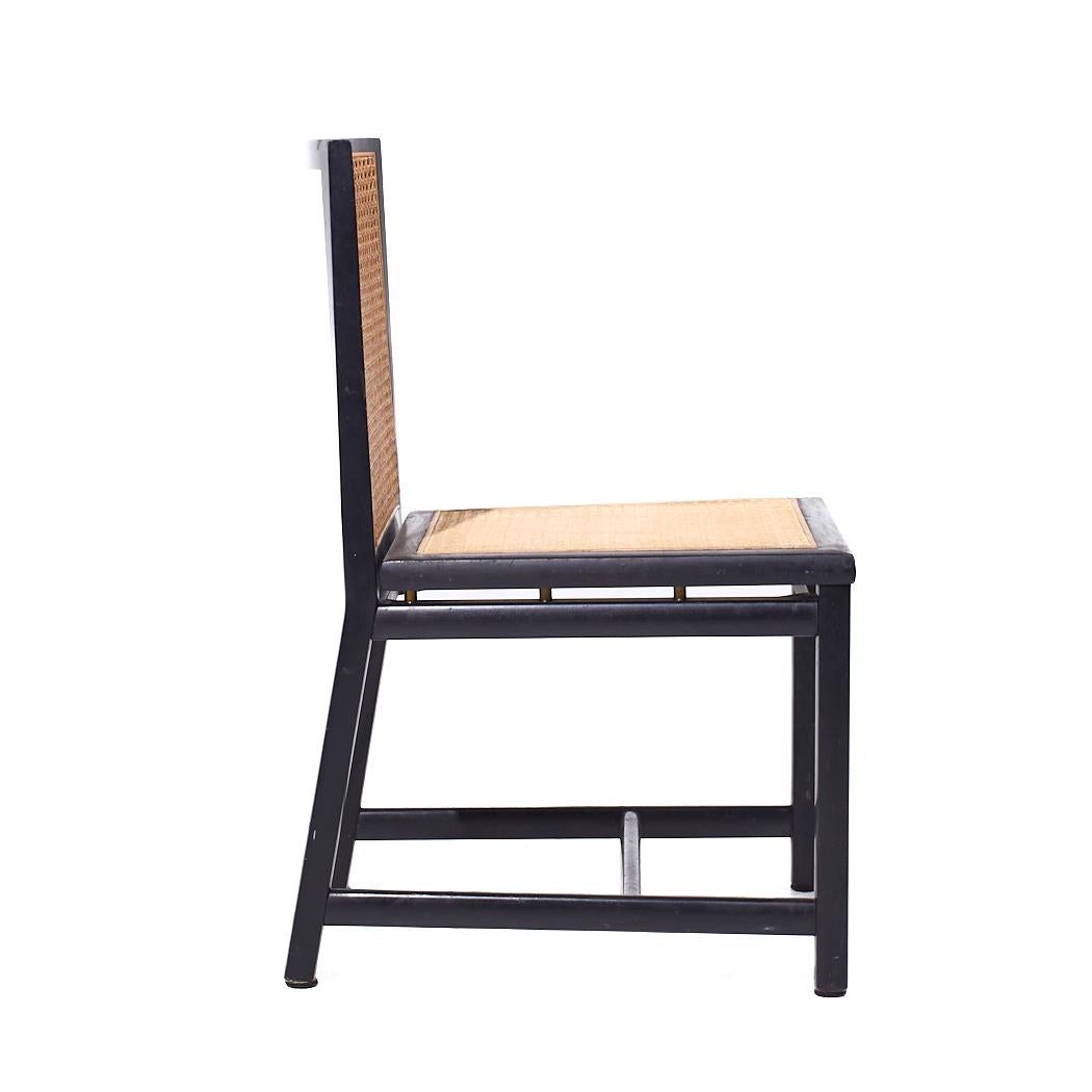 Michael Taylor für Baker Mid Century Cane Dining Chairs - 6er-Set (Gehstock) im Angebot