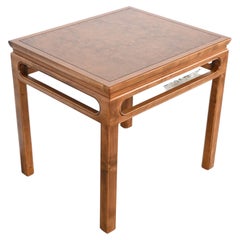 Michael Taylor for Baker Mid-Century Chinoiserie Rectangular End Table