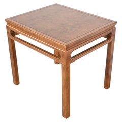 Michael Taylor for Baker Mid-Century Chinoiserie Rectangular End Table