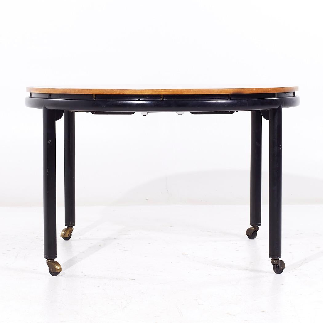 Américain Michael Taylor for Baker Mid Century Table de salle à manger extensible avec 2 abattants en vente