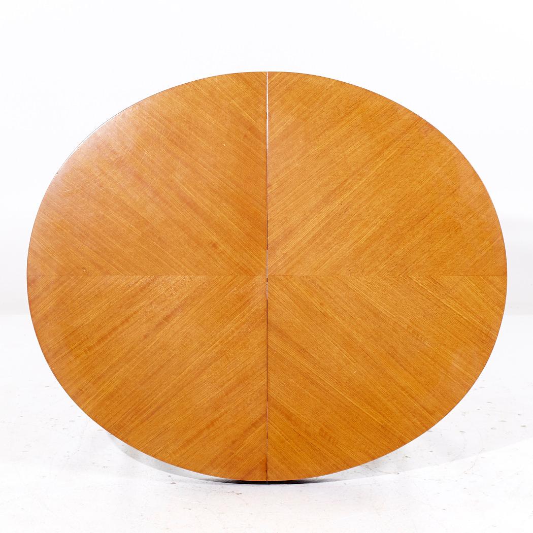 Michael Taylor for Baker Mid Century Table de salle à manger extensible avec 2 abattants Bon état - En vente à Countryside, IL