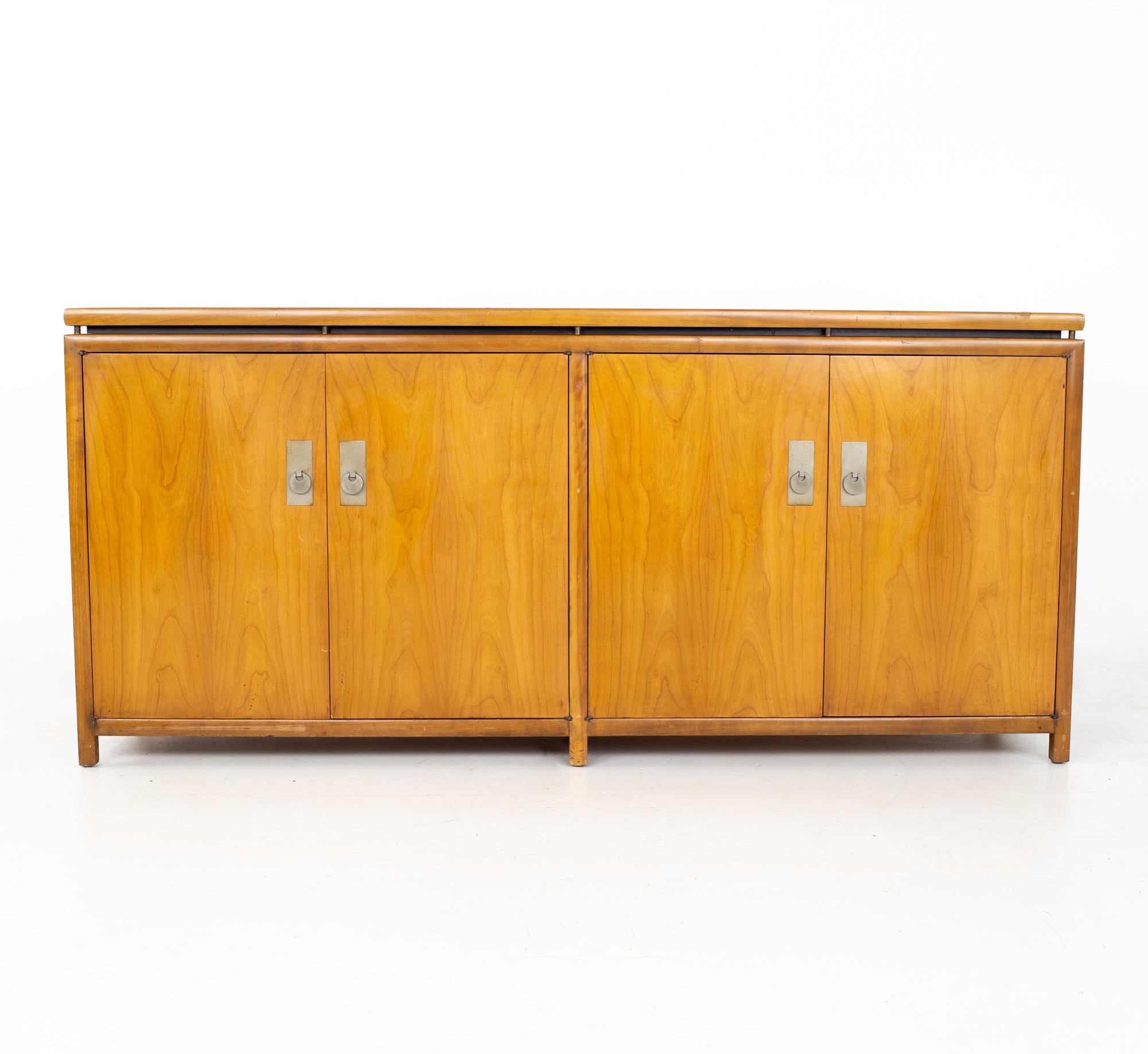 Michael Taylor for Baker New World Collection mid century sideboard buffet credenza

Credenza measures: 74 wide x 18.75 deep x 34 inches high

All pieces of furniture can be had in what we call restored vintage condition. That means the piece is