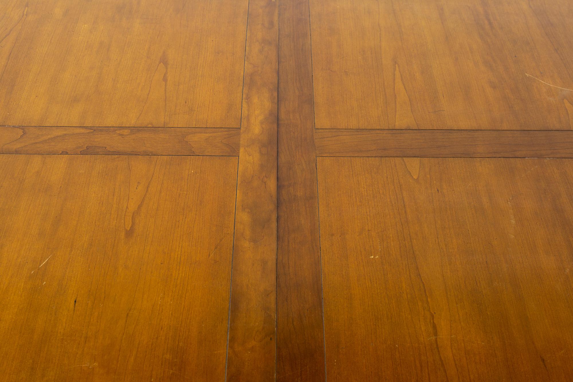 Late 20th Century Michael Taylor for Baker New World Collection Mid Century Expanding Dining Table