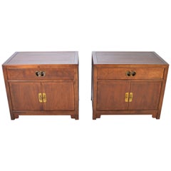Michael Taylor for Baker Nightstands-Far East Collection, circa 1955