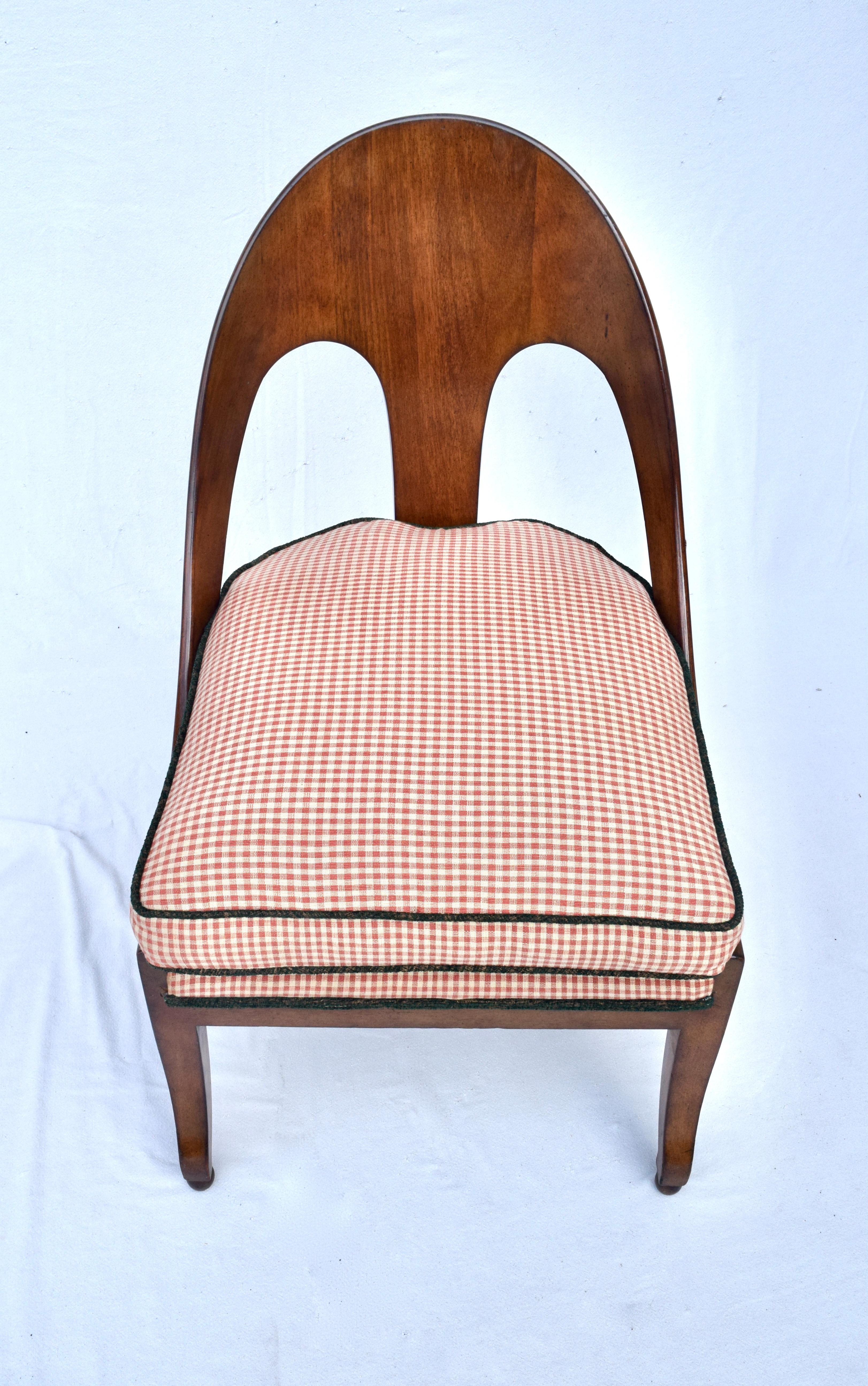 Cotton Michael Taylor for Baker Spoon Chairs