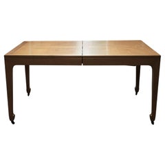 Michael Taylor for Baker Walnut Extension Dining Table Far East Collection