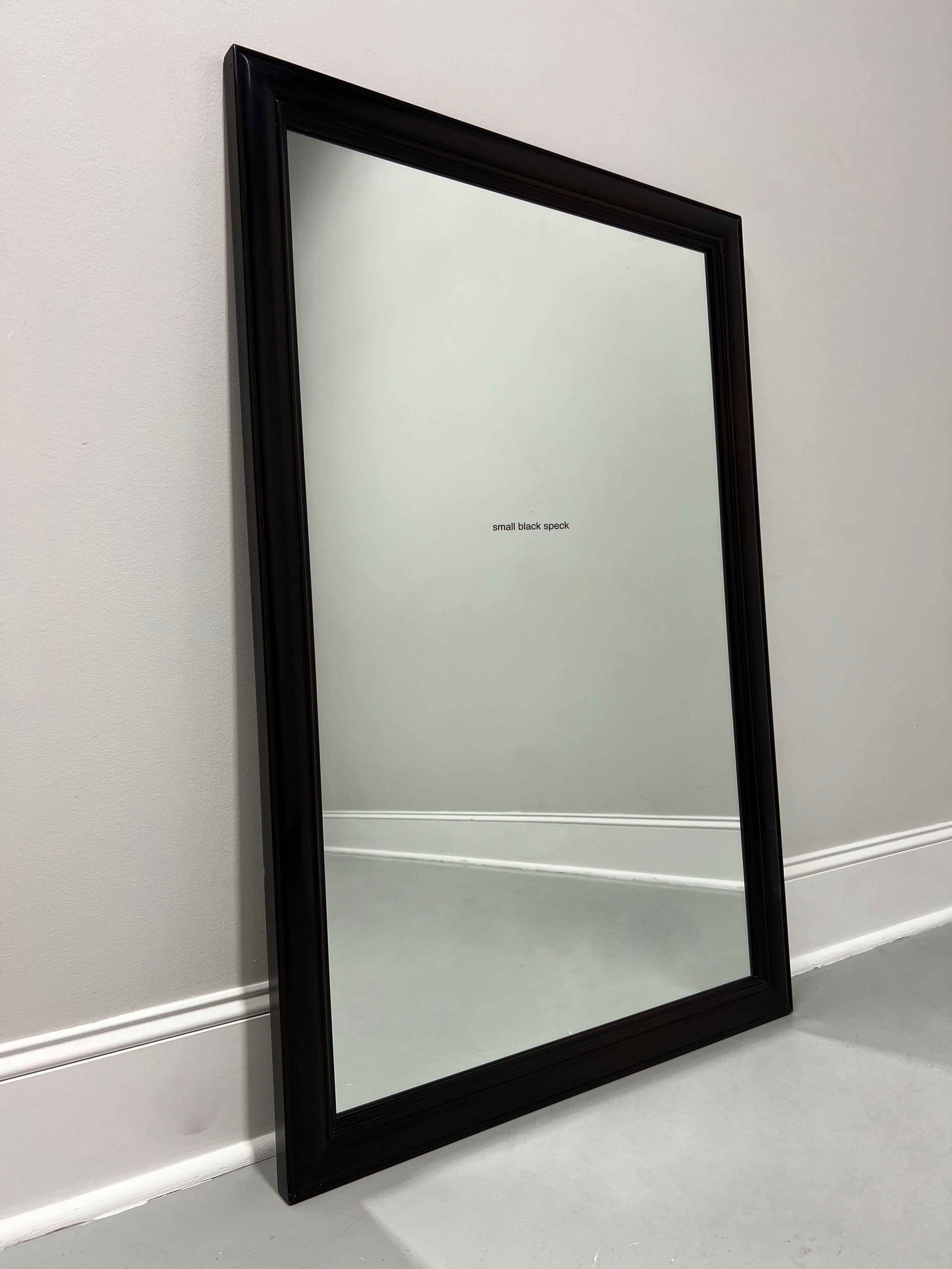 20th Century Michael Taylor for HENREDON Mahogany Asian Inspired Ebonized Wall Mirror For Sale