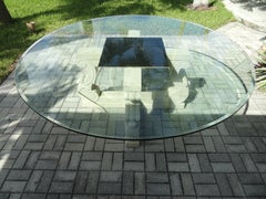 Michael Taylor Four-Lyre Concrete Table Base