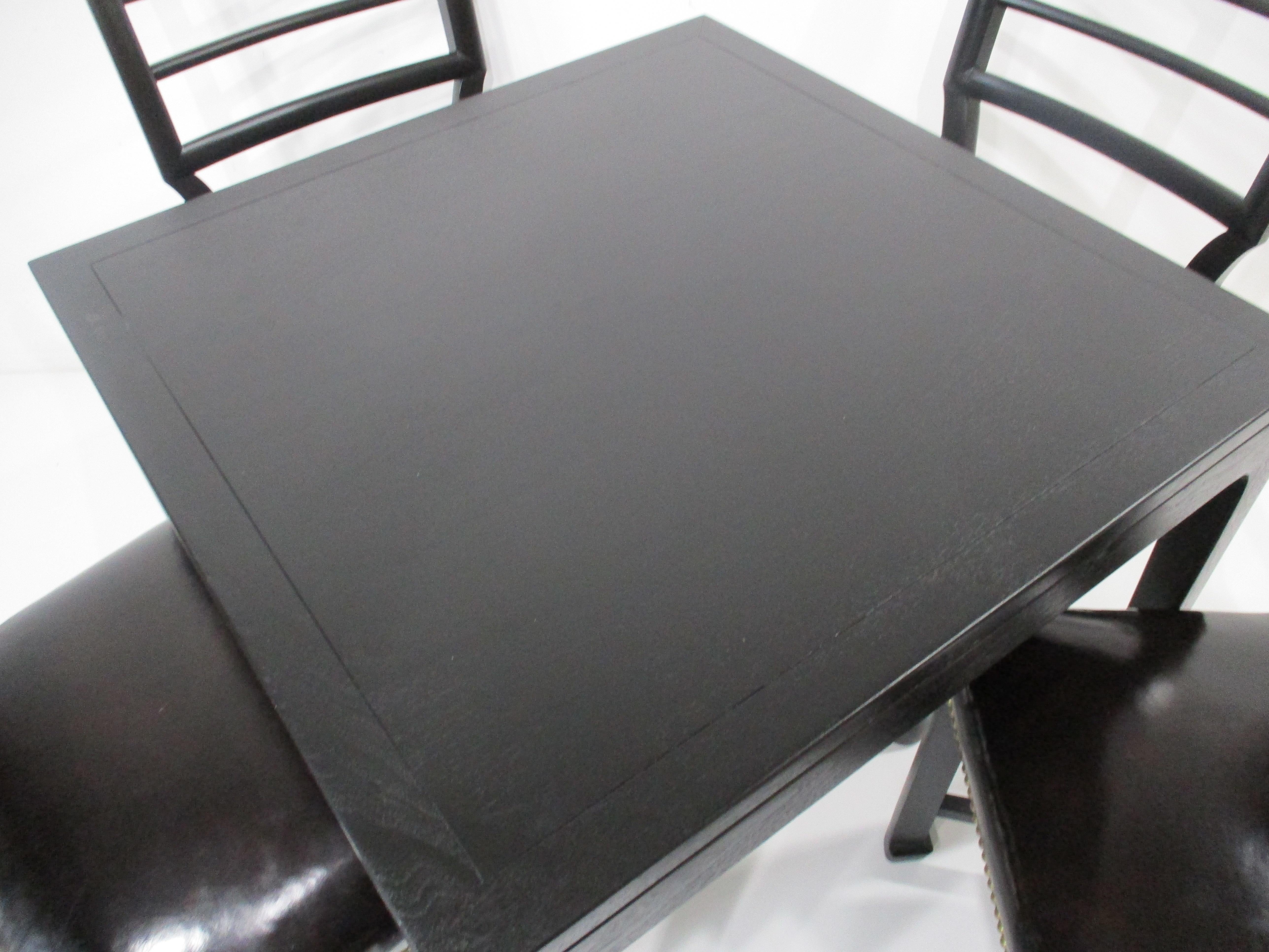 Michael Taylor Game or Dining Table for the Baker Furniture Co . For Sale 9