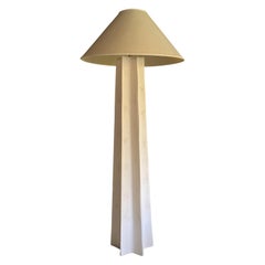 Michael Taylor Geometric Modern Plaster Floor Lamp