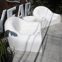 Michael Taylor "Jennifer" Chairs and Side Table