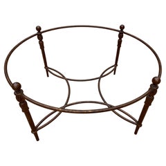 Michael Taylor Designs Montecito Round Glass Outdoor Coffee Table