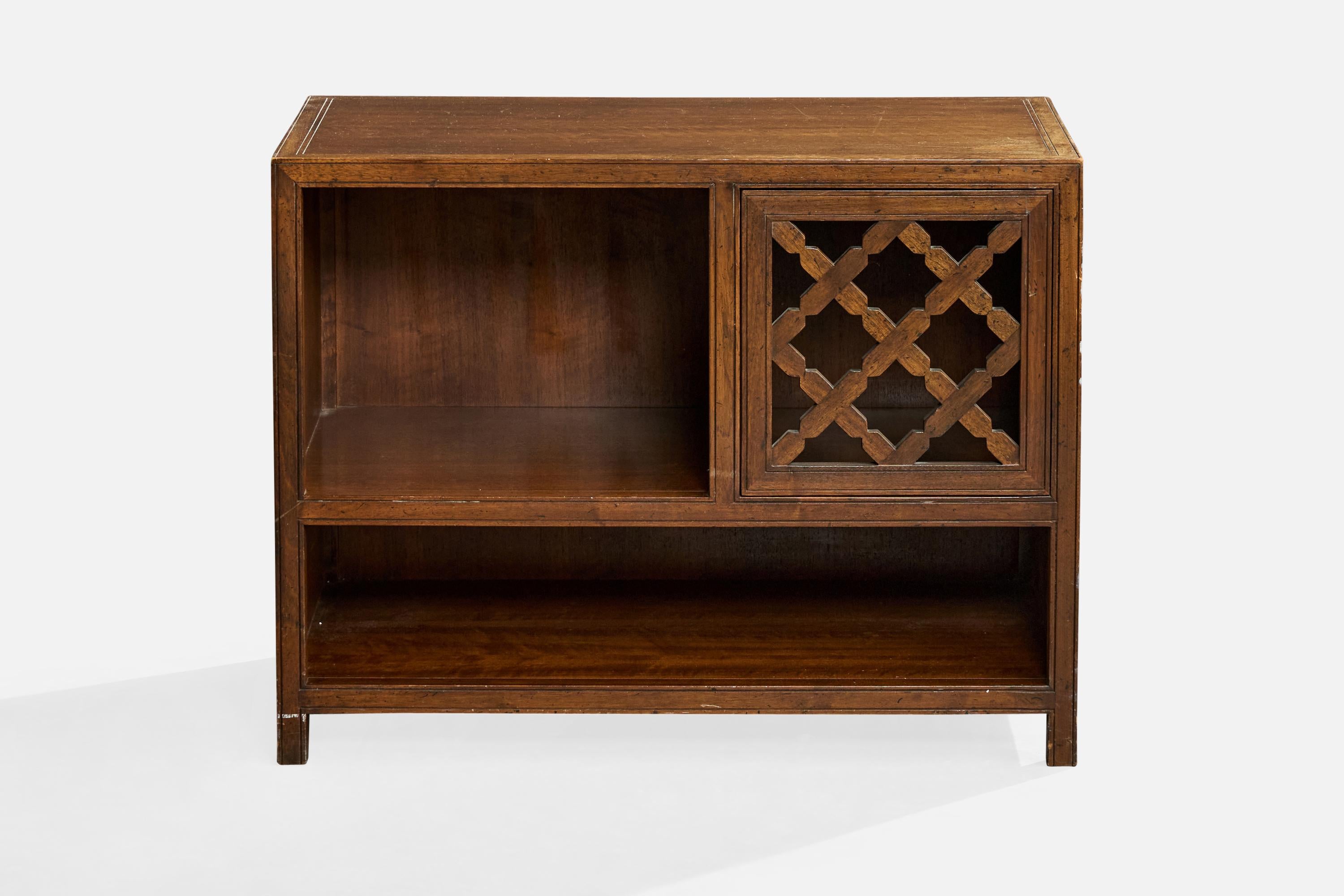 Michael Taylor, Nightstands, Mahogany, USA, 1960s In condizioni discrete in vendita a High Point, NC