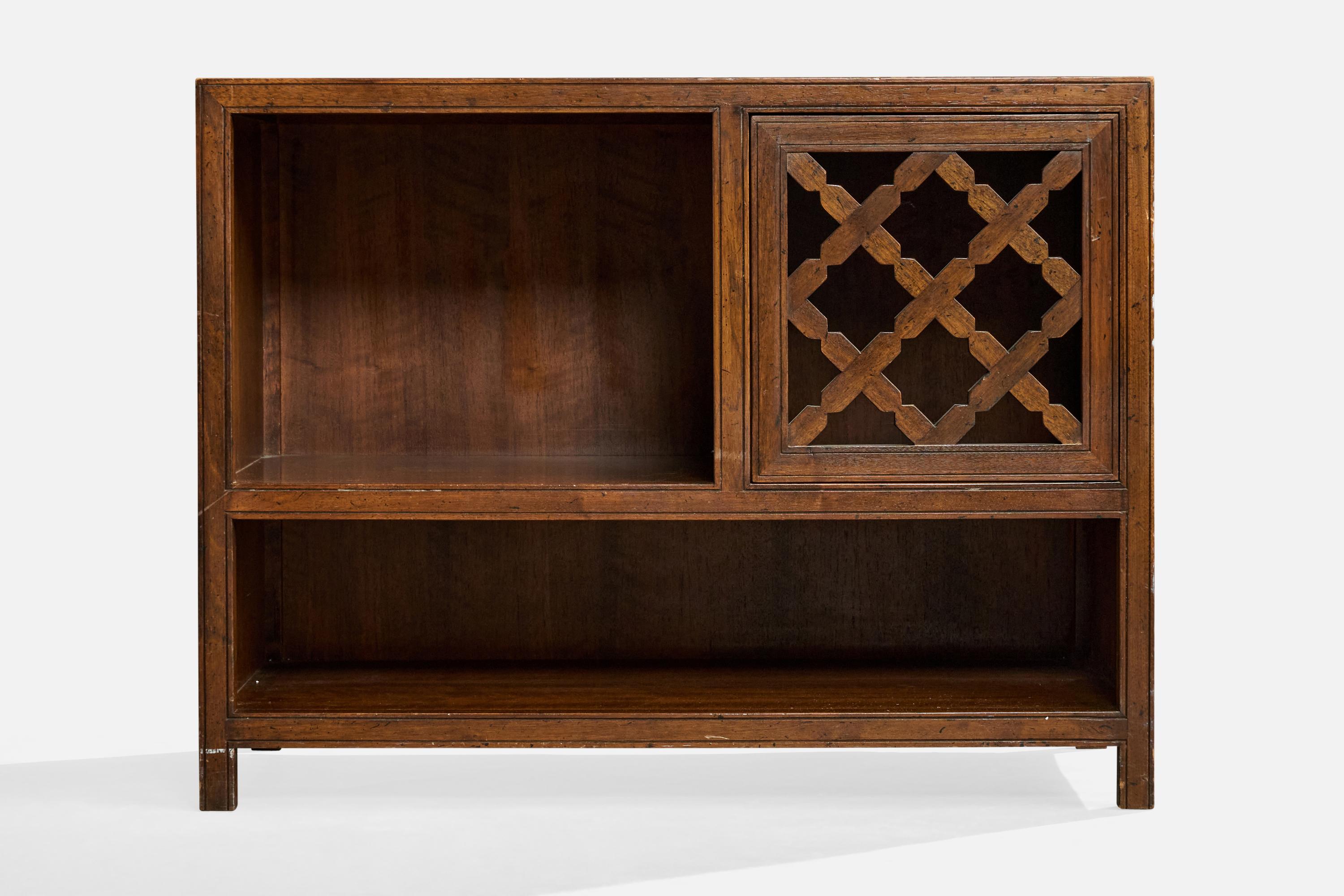 Metà XX secolo Michael Taylor, Nightstands, Mahogany, USA, 1960s in vendita