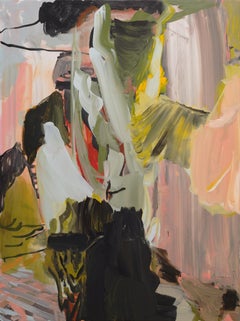 'Cicada', Contemporary figurative acrylic painting on canvas
