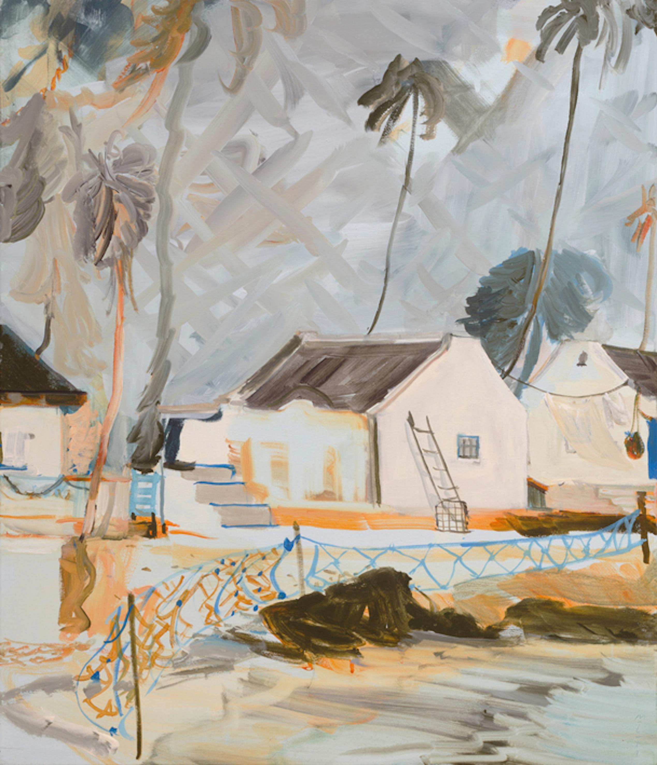  Michael Taylor  Landscape Painting - 'Island Diamond', Contemporary landscape acrylic painting on canvas, 2019 