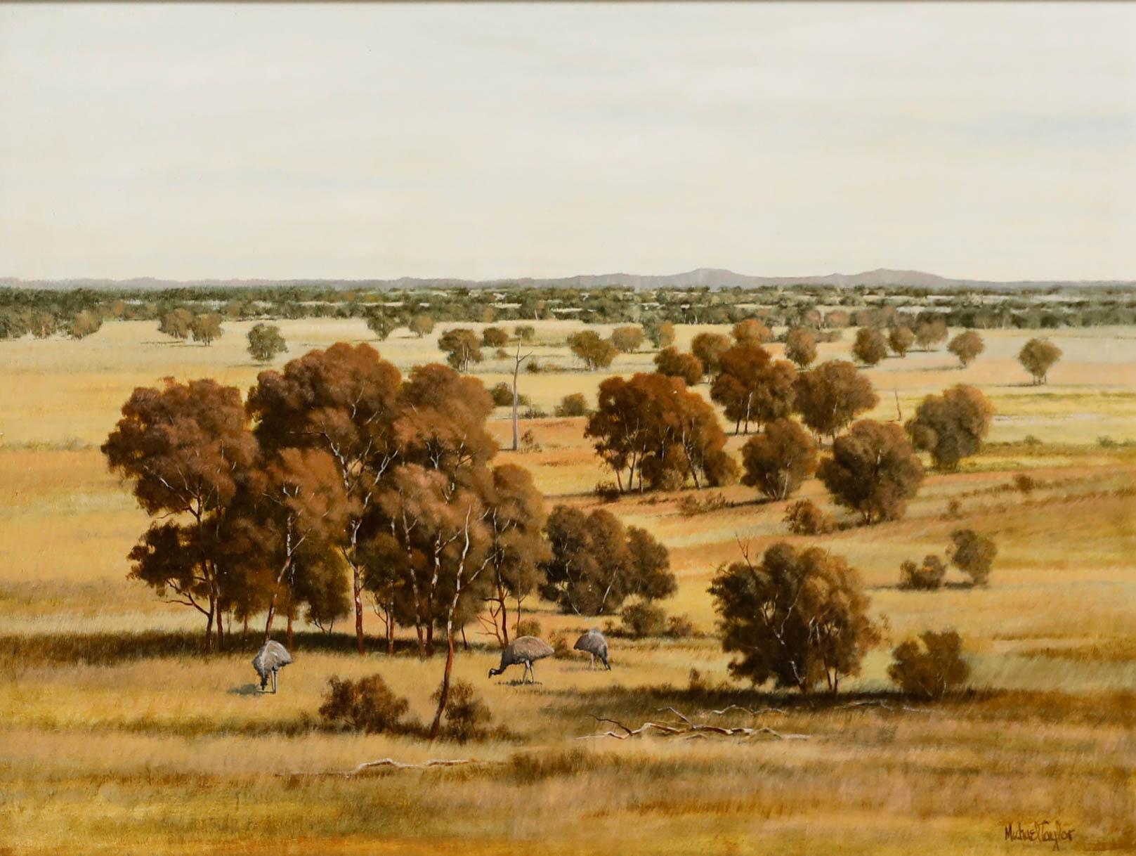 Michael Taylor - Olio contemporaneo incorniciato, 