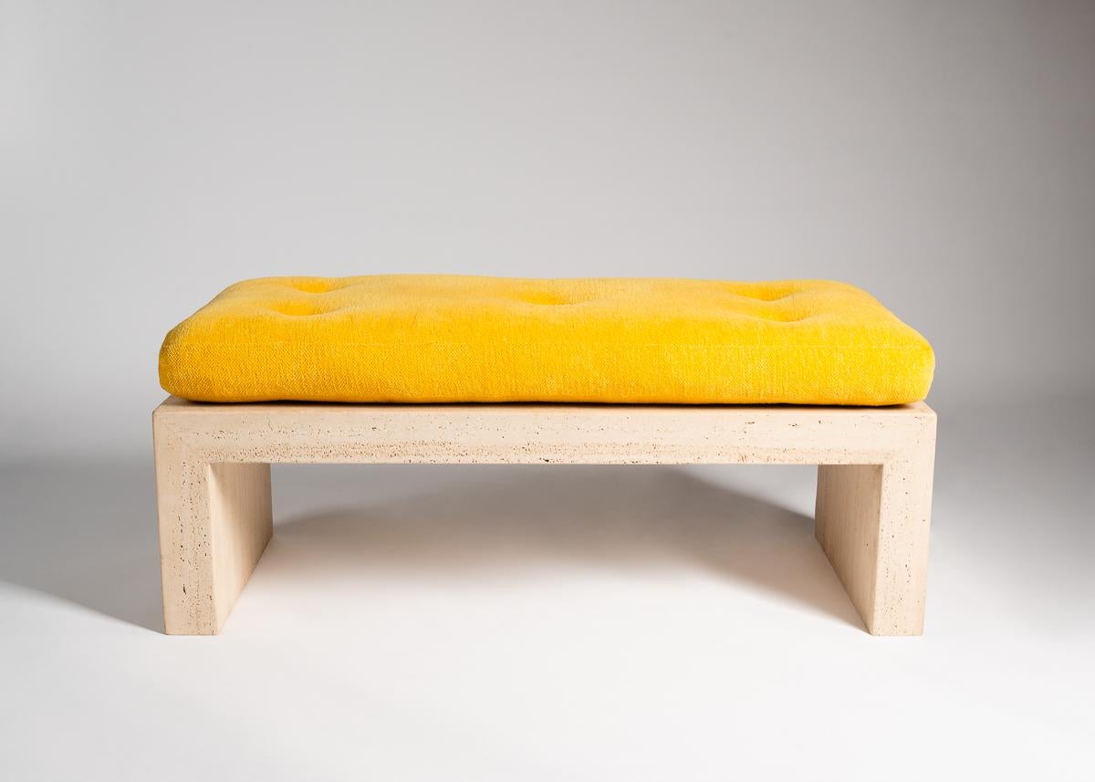 American Michael Taylor, Pair of Modernist Benches, United States, 1985 For Sale
