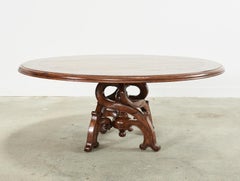Michael Taylor Panache Design Round Barcelona Dining Table