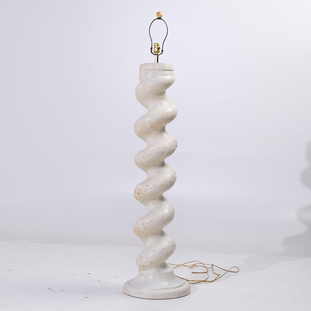 XXIe siècle et contemporain Lampadaires en plâtre Michael Taylor - Paire en vente