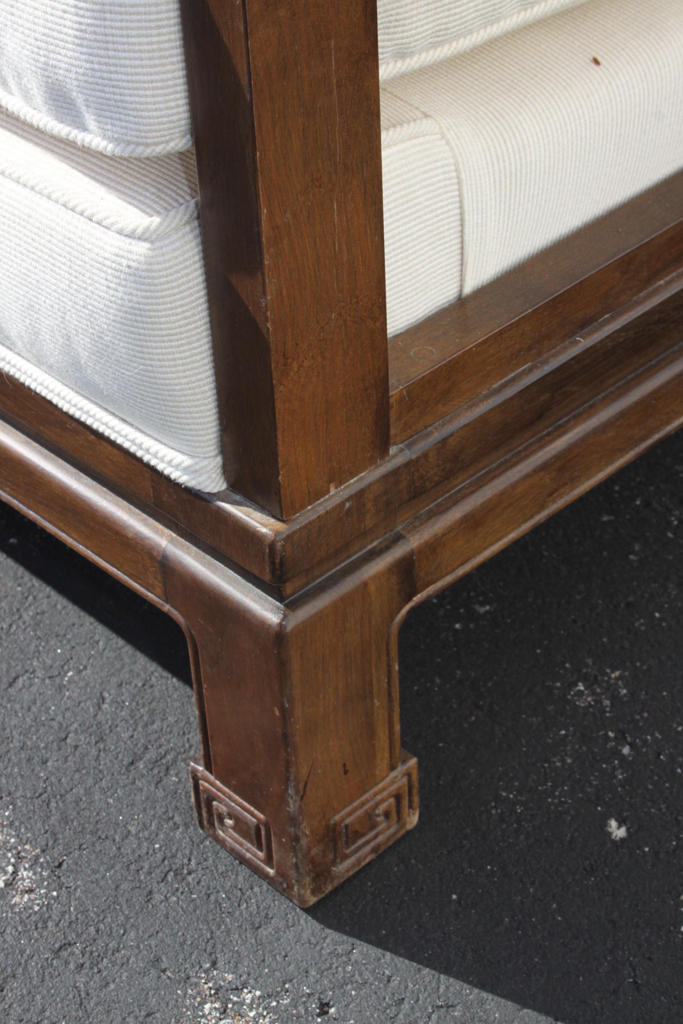 Michael Taylor Sofa pour Baker Furniture Co. - Far East Collection - vers 1950 en vente 6