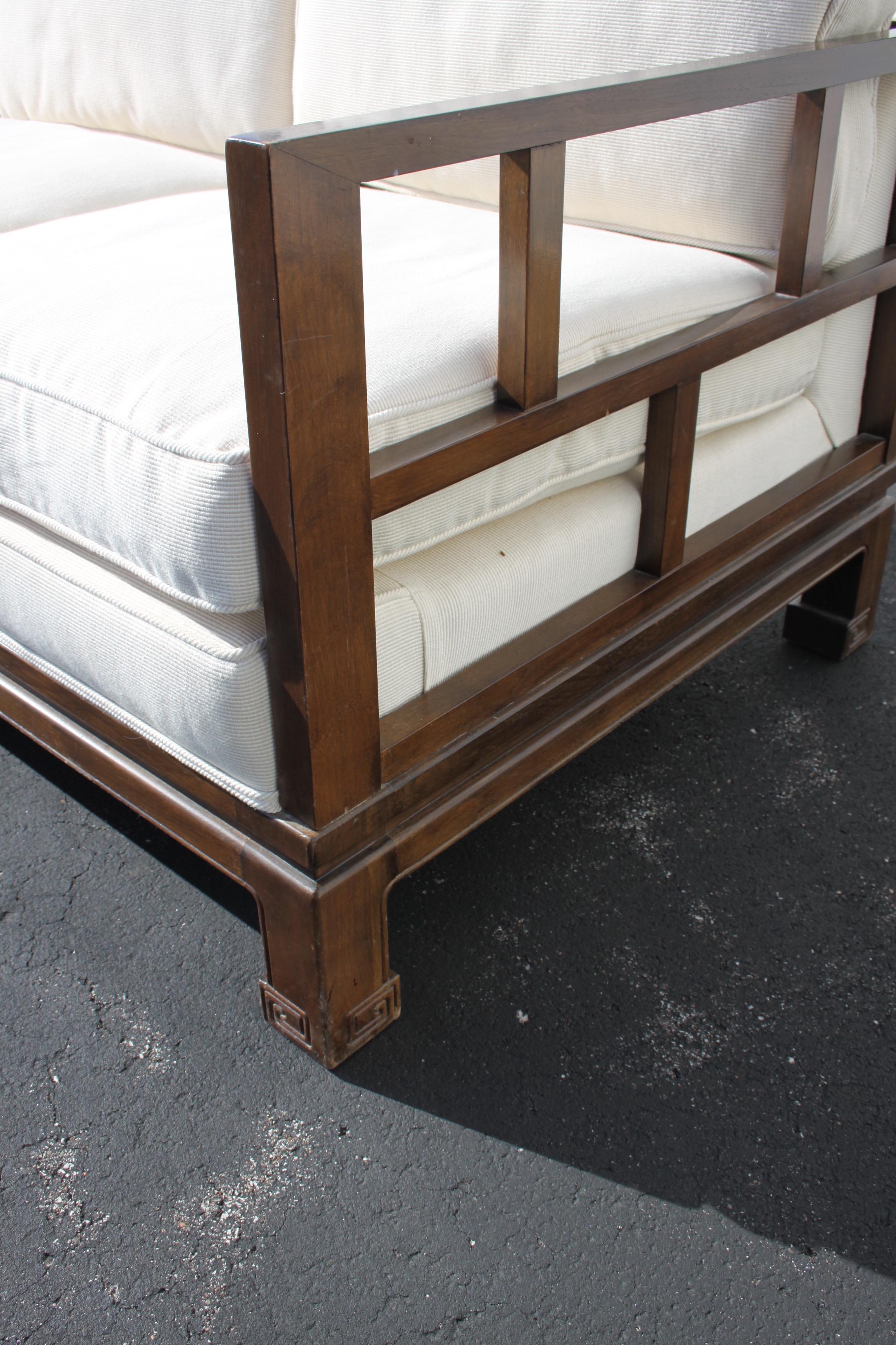 Michael Taylor Sofa pour Baker Furniture Co. - Far East Collection - vers 1950 en vente 7